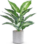 16" Sage Green Faux Plant | Small Artificial Plant for Office & Shelf Decor